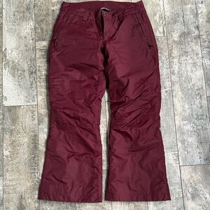 Women’s Northface snow pants Burgundy size M